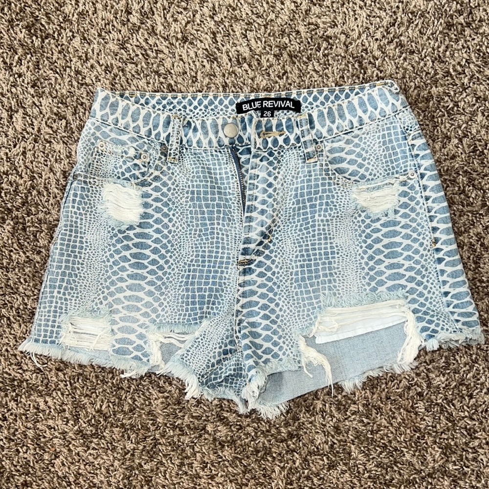 Blue Revival Shorts
